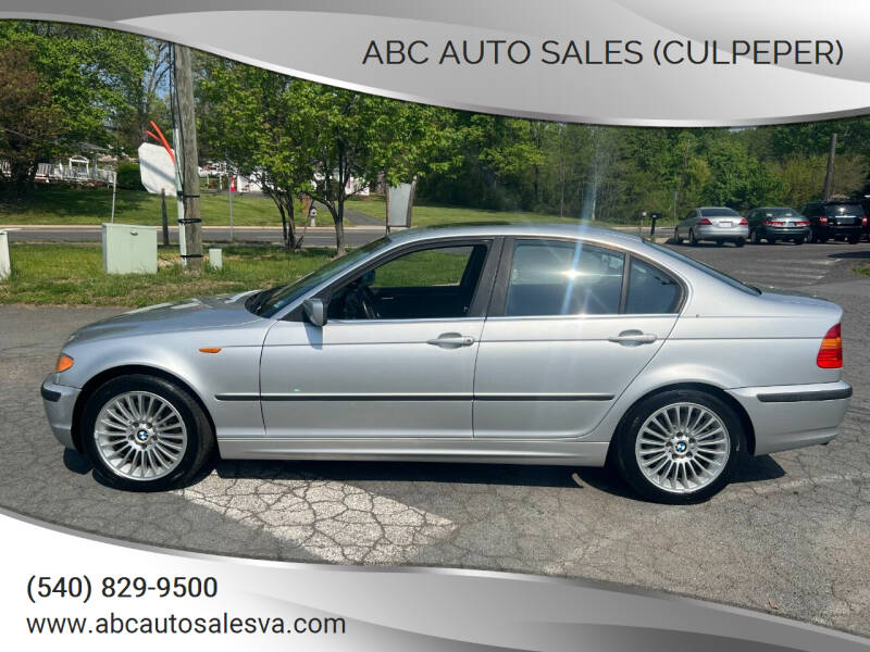 2003 BMW 3 Series for sale at ABC Auto Sales in Culpeper VA