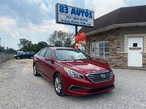2016 Hyundai Sonata for sale at 83 Autos in York PA