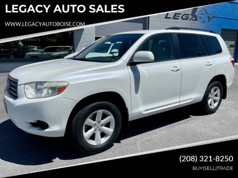 2008 Toyota Highlander for sale at LEGACY AUTO SALES in Boise ID