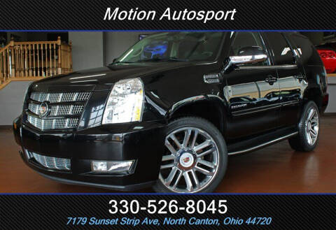 2014 Cadillac Escalade for sale at Motion Auto Sport in North Canton OH