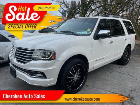 2015 Lincoln Navigator for sale at Cherokee Auto Sales in Acworth GA