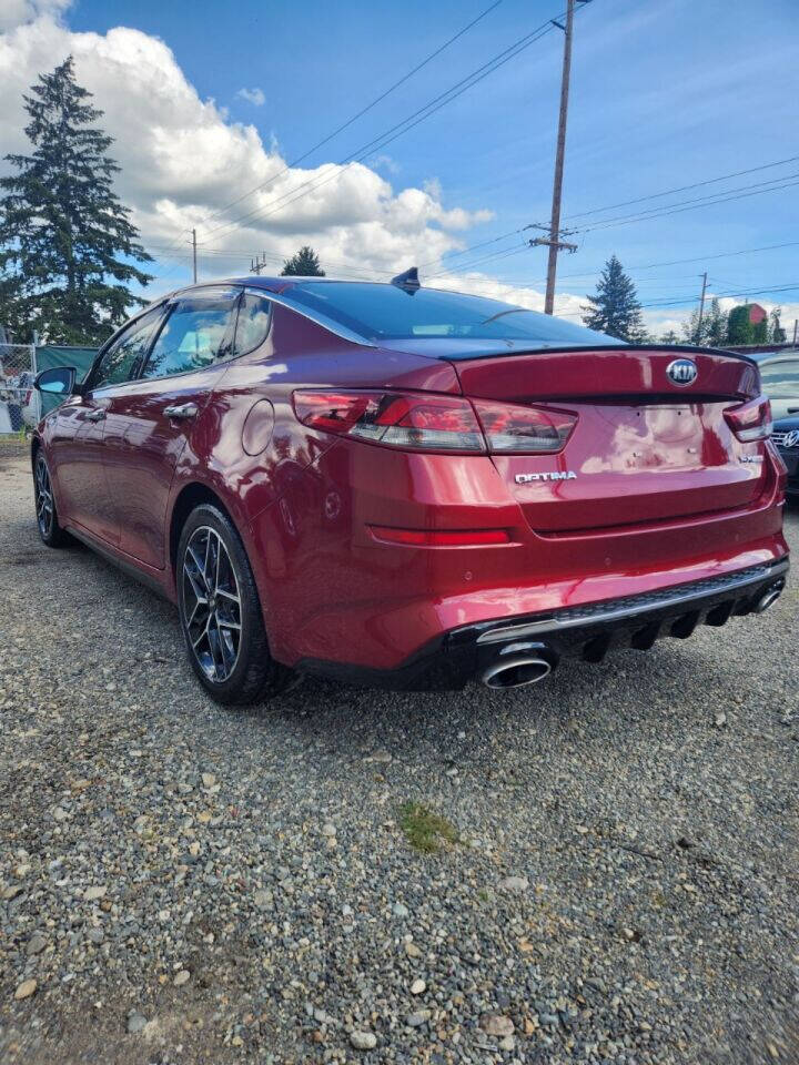 2020 Kia Optima for sale at BENCHMARK AUTO SALES in Parkland, WA