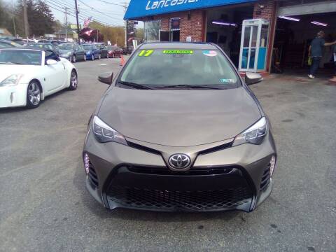 2017 Toyota Corolla for sale at Lancaster Auto Detail & Auto Sales in Lancaster PA