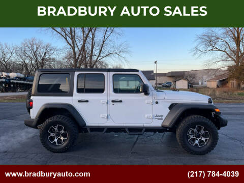 2021 Jeep Wrangler Unlimited for sale at BRADBURY AUTO SALES in Gibson City IL
