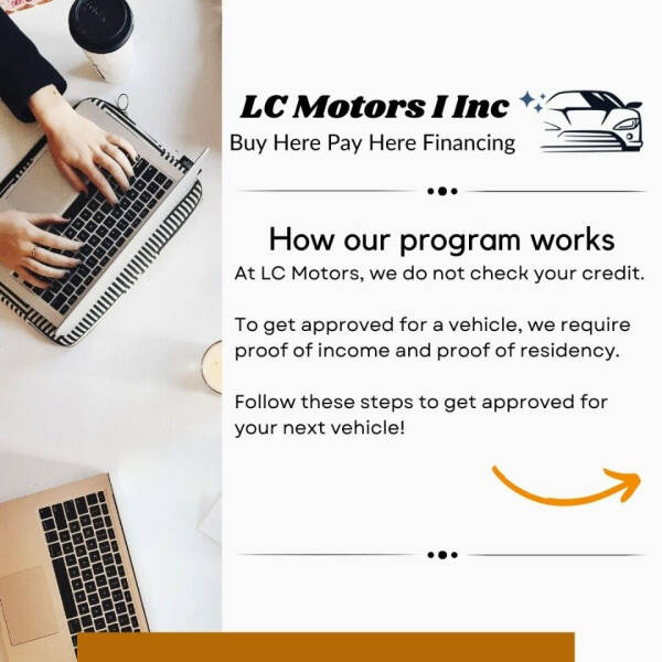  Buy Here Pay Here Financing for sale at LC Motors 1 Inc. in Orlando FL