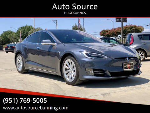 2020 Tesla Model S for sale at Auto Source in Banning CA