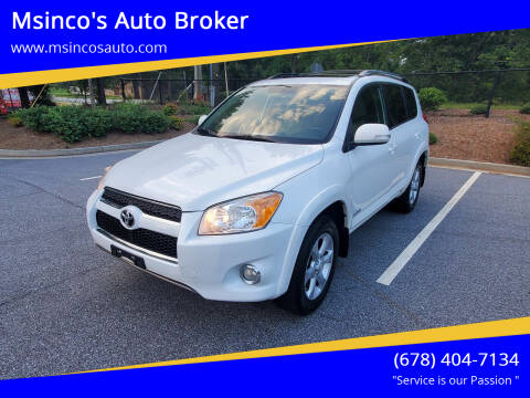 2011 Toyota RAV4 for sale at Msinco's Auto Broker in Snellville GA