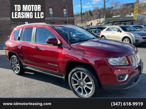 2015 Jeep Compass for sale at TD MOTOR LEASING LLC in Staten Island NY