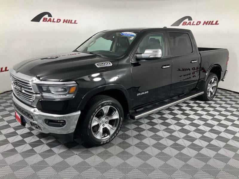 Used 2021 RAM Ram 1500 Pickup Laramie with VIN 1C6SRFJT7MN516608 for sale in Warwick, RI