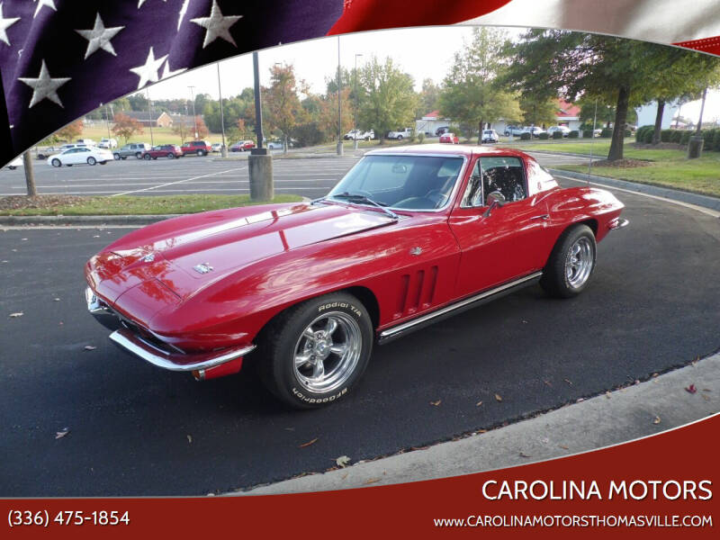 1965 Chevrolet Corvette for sale at Carolina Motors - Carolina Classics & More-Thomasville in Thomasville NC