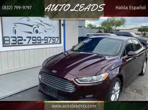 2013 Ford Fusion for sale at AUTO LEADS in Pasadena TX
