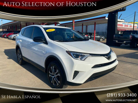 2017 Toyota RAV4 for sale at Auto Selection of Houston in Houston TX