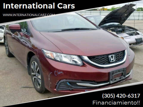 2015 Honda Civic for sale at Florida International Cars in Miramar FL