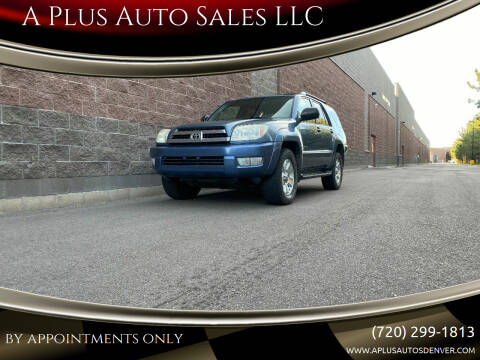 2005 Toyota 4Runner for sale at A Plus Auto Sales LLC in Denver CO