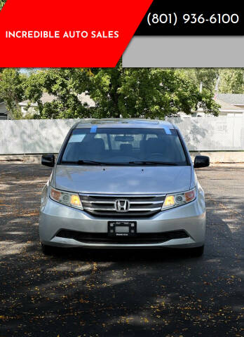 2012 Honda Odyssey for sale at INCREDIBLE AUTO SALES in Bountiful UT