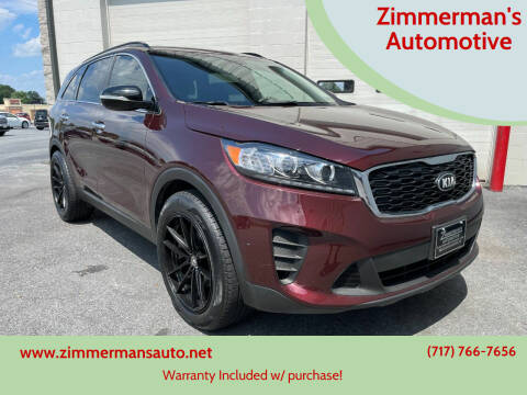 2019 Kia Sorento for sale at Zimmerman's Automotive in Mechanicsburg PA