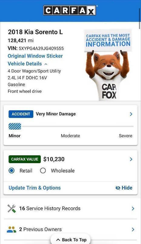 2018 Kia Sorento L