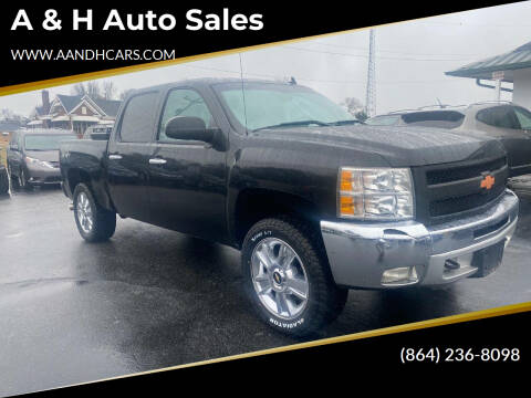 2013 Chevrolet Silverado 1500 for sale at A & H Auto Sales in Greenville SC