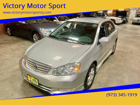 2003 Toyota Corolla for sale at Victory Motor Sport in Paterson NJ