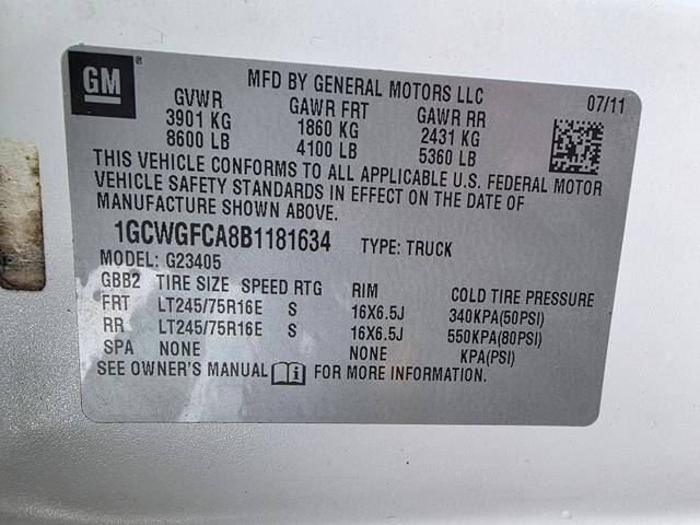 2011 Chevrolet Express 2500