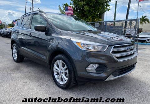 2018 Ford Escape for sale at AUTO CLUB OF MIAMI, INC in Miami FL