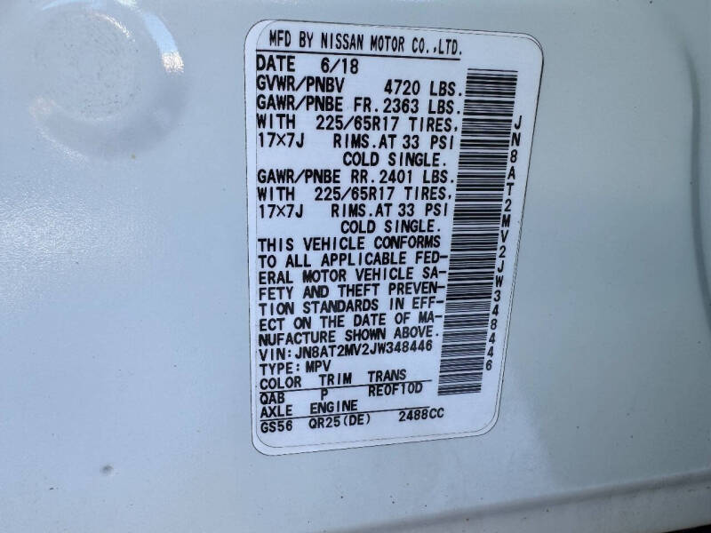 2018 Nissan Rogue SV