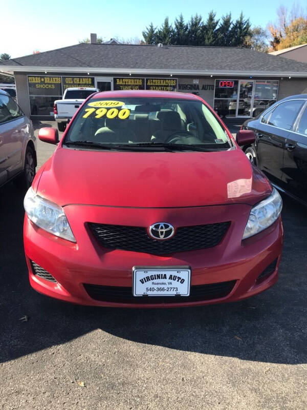 2009 Toyota Corolla for sale at Virginia Auto Inc in Roanoke VA