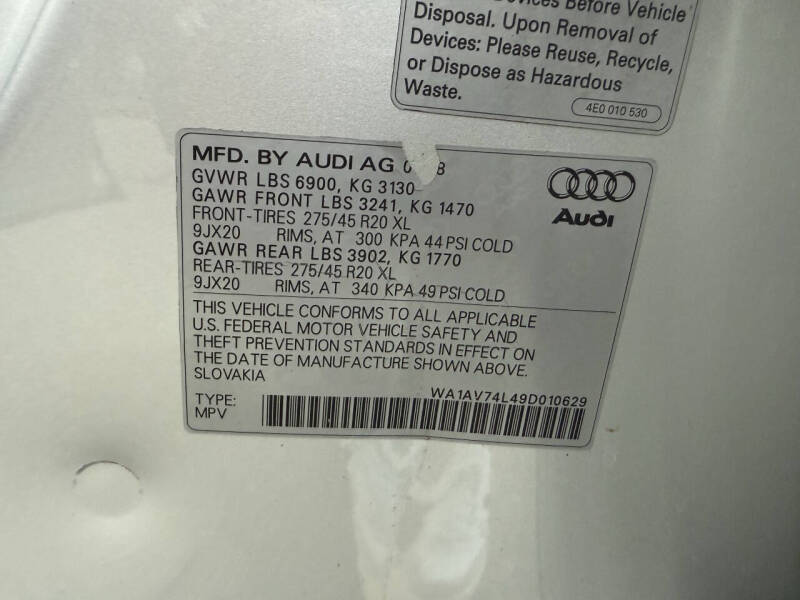 2009 Audi Q7 4.2 quattro