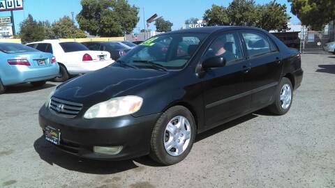 2003 Toyota Corolla for sale at Larry's Auto Sales Inc. in Fresno CA