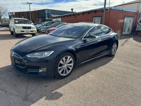 2014 Tesla Model S for sale at BERKENKOTTER MOTORS in Brighton CO
