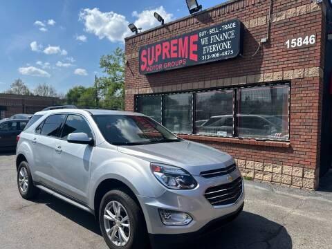 2017 Chevrolet Equinox for sale at Supreme Motor Groups in Detroit MI