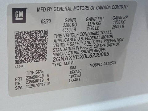 2020 Chevrolet Equinox Premier