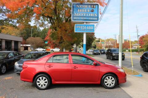 2009 Toyota Corolla for sale at NORTH HILLS MOTORS in Raleigh NC