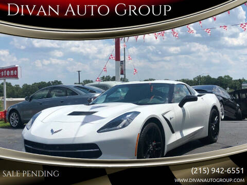 2015 Chevrolet Corvette for sale at Divan Auto Group in Feasterville Trevose PA