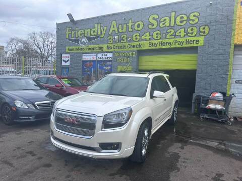 2015 GMC Acadia for sale at Friendly Auto Sales in Detroit MI