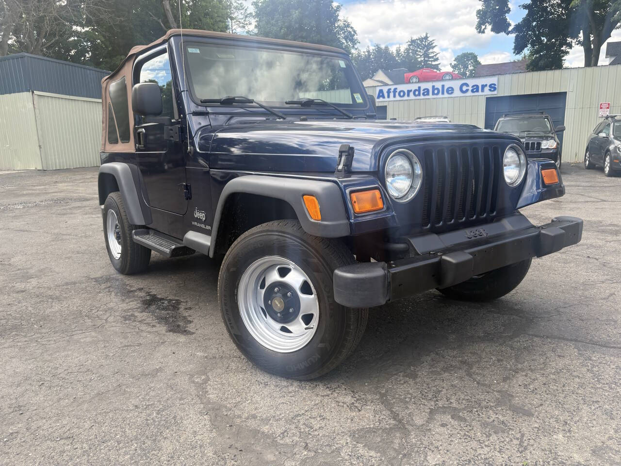 Blue 2004 Jeep Wrangler SE SE 4WD 2dr SUV 1
