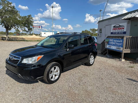 2016 Subaru Forester for sale at Precision Auto Sales in Cedar Creek TX