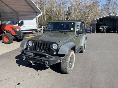 2016 Jeep Wrangler for sale at BILLY HOWELL FORD LINCOLN in Cumming GA