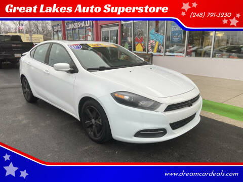 2015 Dodge Dart for sale at Great Lakes Auto Superstore in Waterford Township MI