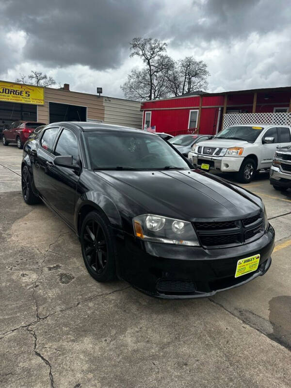 2014 Dodge Avenger for sale at JORGE'S MECHANIC SHOP & AUTO SALES in Houston TX