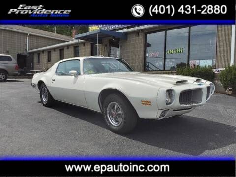 1972 Pontiac Firebird for sale at East Providence Auto Sales in East Providence RI