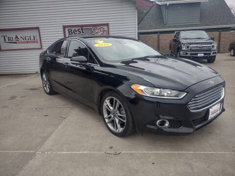 2016 Ford Fusion for sale at Triangle Auto Sales 2 in Omaha NE