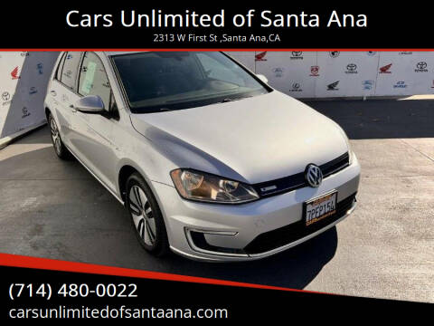 2016 Volkswagen e-Golf SE