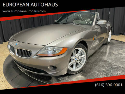 2003 BMW Z4 for sale at EUROPEAN AUTOHAUS in Holland MI