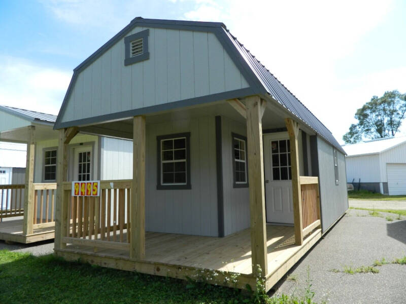 2025 Premier Marine lofted barn cabin 12x32 for sale at Triple R Sales in Lake City MN