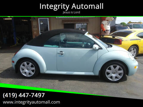 2003 Volkswagen New Beetle Convertible for sale at Integrity Automall in Tiffin OH