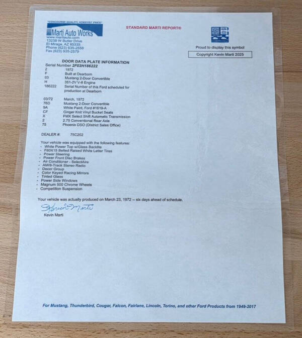 1972 Ford Mustang