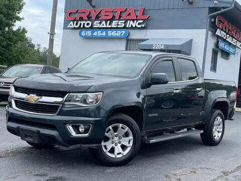 2018 Chevrolet Colorado for sale at Crystal Auto Sales Inc in Nashville TN