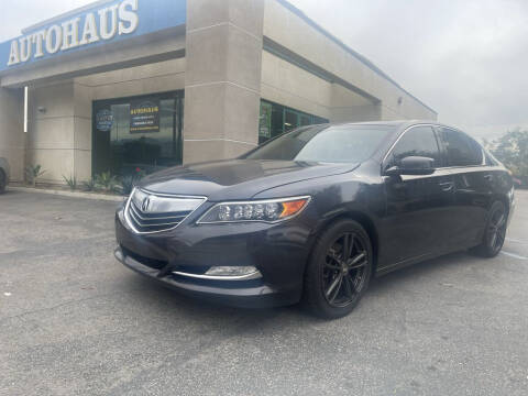2014 Acura RLX for sale at AutoHaus Loma Linda in Loma Linda CA