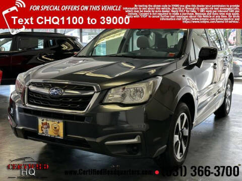 2018 Subaru Forester for sale at CERTIFIED HEADQUARTERS in Saint James NY